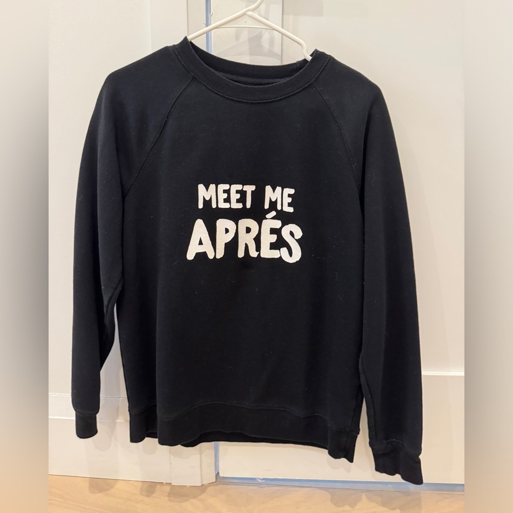 Brunette the Label - Meet me apres sweatshirt - size small